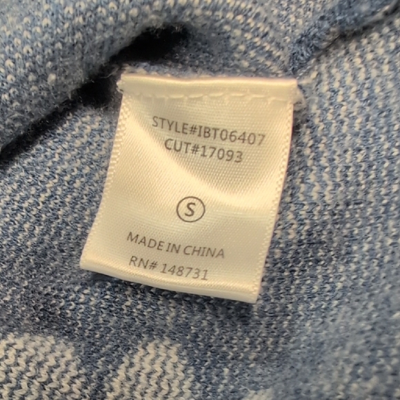 Vernacular Blue Floral Knit Cropped Sweater Women’s Small | Y2K Daisy Pullover - Picture 4 of 5